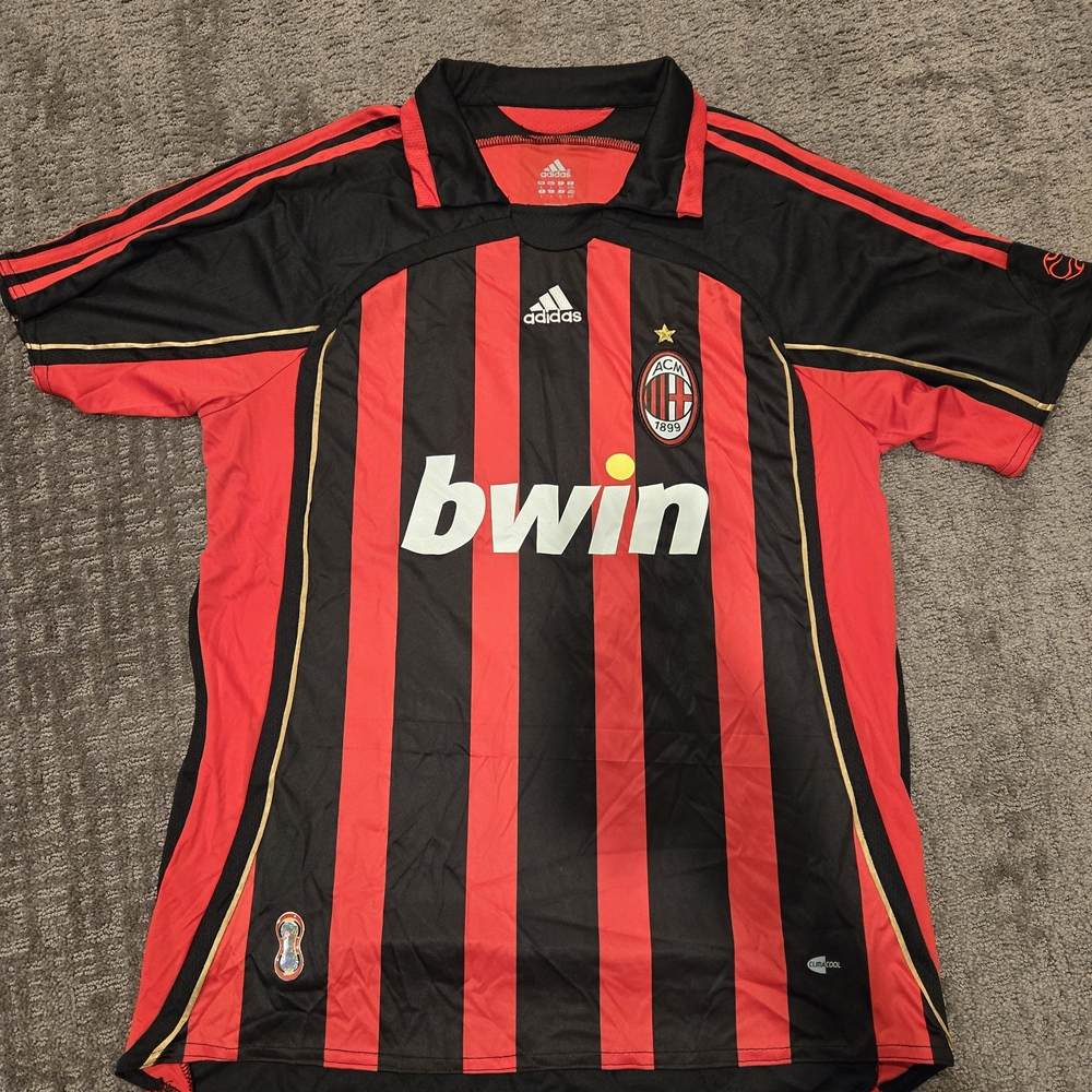 2006-07 AC Milan Soccer Jersey - Paolo Maldini